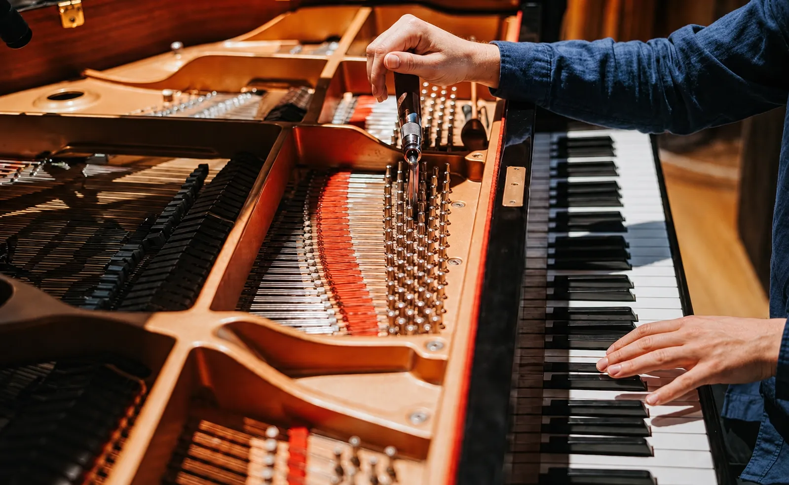 Sửa chữa, bảo dưỡng và lên dây đàn piano